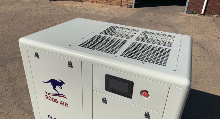 Screw Compressor, ROOS AIR, RA-45S, 45kW, 247CFM, 7.0 m³/min