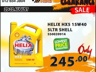 Shell Helix HX5 15W40 ONLY R245 at Wierdapark Midas!