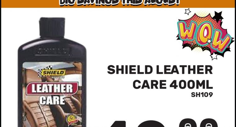 Shield Leather Care 400ML ONLY R48 at Downtown Spares!