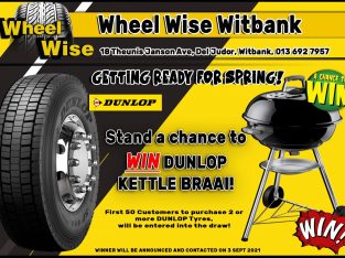 Stand a chance to WIN a Dunlop Kettle Braai!