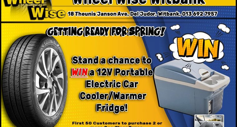 Stand a chance to WIN a 12V Portable Electric Car Cooler Fridge!