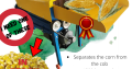 Corn Thresher / Corn Threshing Machine (separate mielie from cob)