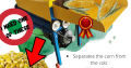 Corn Threshing Machine / Corn Thresher (separate mielie from cob)