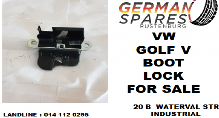 Vw Golf V boot lock for sale