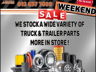 We stock a Wide Variety of Truck & Trailer Parts at Midas Witbank