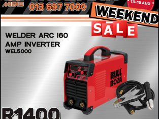 Welder ARC 160 AMP Inverter ONLY R1400 at Midas Witbank!