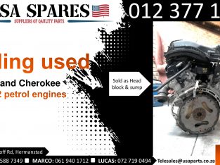 Jeep Grand Cherokee 3.6 WK2 petrol 2011-19 used engines for sale
