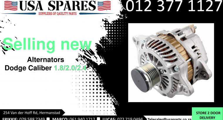 Dodge Caliber 1.8/2.0/2.4 2007-17 alternators for sale