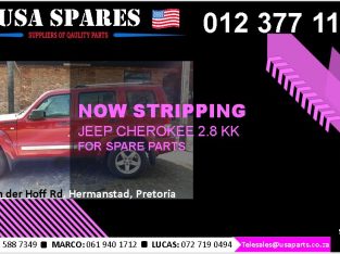 Jeep Cherokee 2.8 KK 2008-13 stripping for used spares