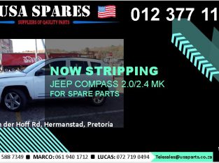 Jeep Compass 2.0/2.4 2007-17 stripping for used spares