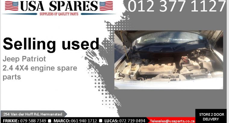 Jeep Patriot 2.4 4X4 MK 2007-17 used engine spare parts for sale