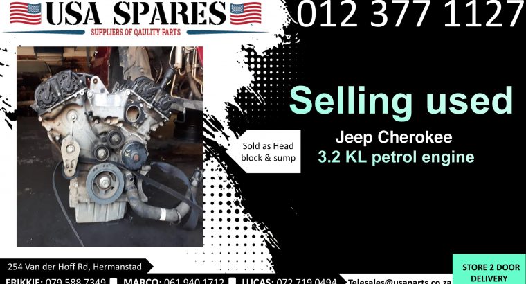 Jeep Cherokee 3.2 KL petrol 2013-21 used engines for sale