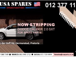 Dodge Caliber 2.0 SXT 2007-13 stripping for used spares