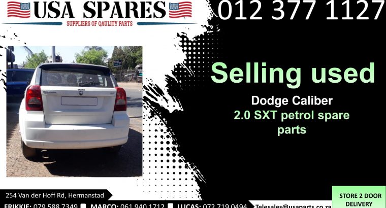 Dodge Caliber 2.0 SXT 2007-13 used spare parts for sale