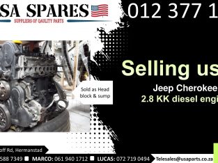 Jeep Cherokee 2.8 KK diesel 2008-13 used engines for sale