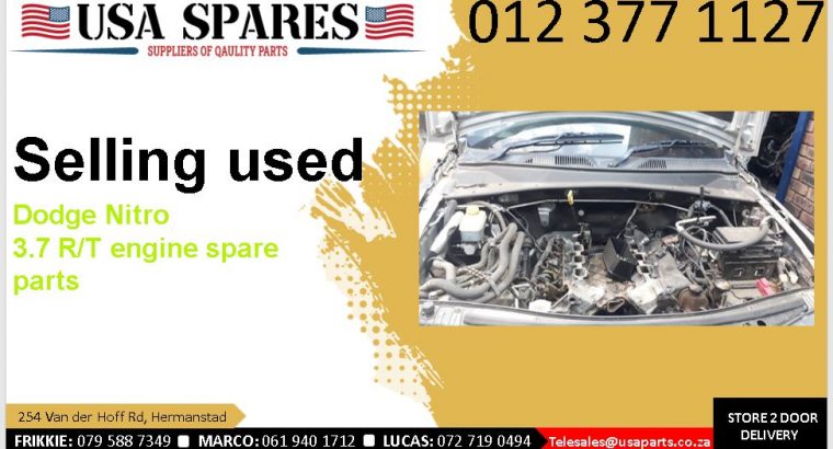 Dodge Nitro 3.7 SXT 2007-13 used engine spare parts for sale