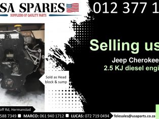 Jeep Cherokee 2.5 KJ diesel 2002-07 used engines for sale