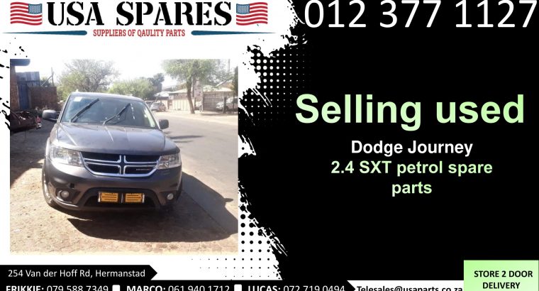 Dodge Journey 2.4 SXT 2007-19 used spare parts for sale