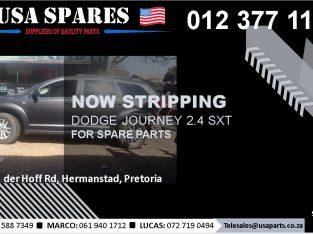 Dodge Journey 2.4 SXT 2007-19 stripping for used spares