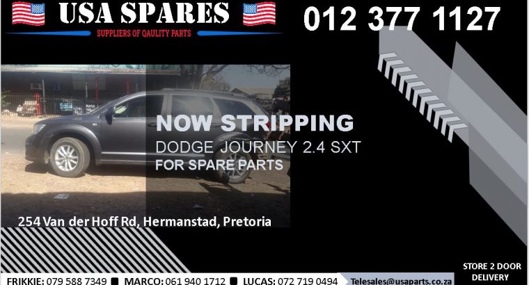Dodge Journey 2.4 SXT 2007-19 stripping for used spares