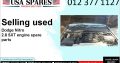Dodge Nitro 2.8 SXT 2007-13 used engine spare parts for sale
