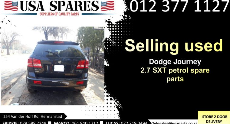 Dodge Journey 2.7 SXT 2007-19 used spare parts for sale
