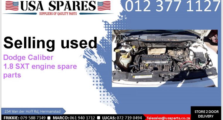 Dodge Caliber 1.8 SXT 2007-13 used engine spare parts for sale