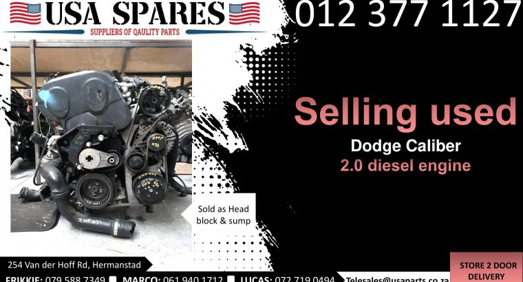 Dodge Caliber 2.0 diesel 2007-17 used engines for sale