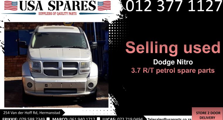 Dodge Nitro 3.7 R/T 2007-13 used spare parts for sale