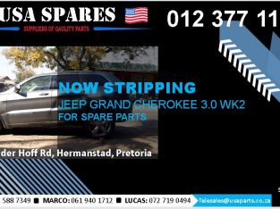 Jeep Grand Cherokee 3.0 WK2 2011-19 stripping for used spares