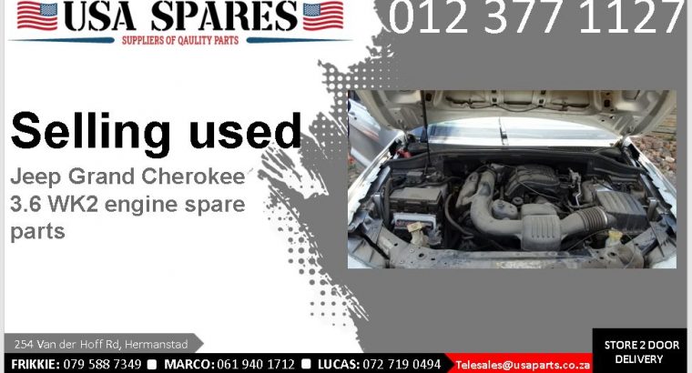 Jeep Grand Cherokee 3.6 WK2 2011-19 used engine spare parts
