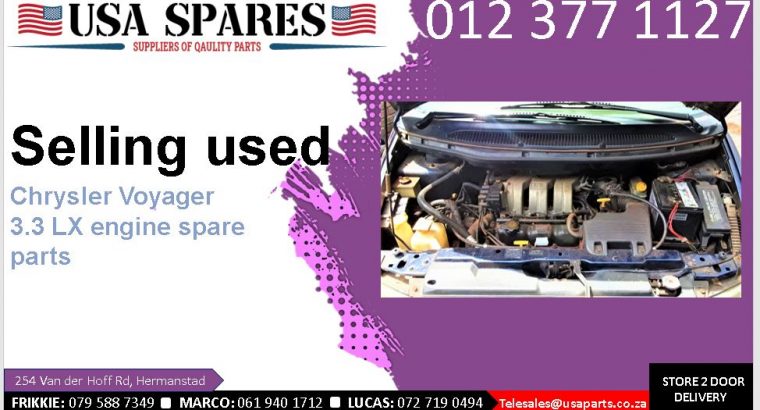 Chrysler Voyager 3.3 LX 2003-07 used engine spare parts for sale