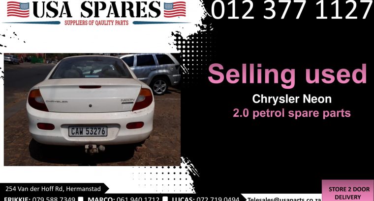 Chrysler Neon 2.0 1999-05 used spare parts for sale