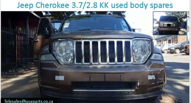 Jeep Cherokee 2.8/3.7 KK 2008-13 used body spare parts for sale