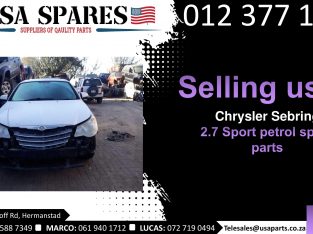 Chrysler Sebring 2.7 sport 2005-13 used spare parts for sale