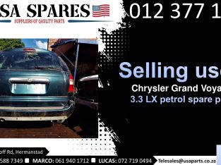Chrysler Grand Voyager 3.3 LX 1999-03 used spare parts for sale