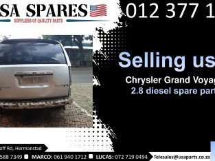 Chrysler Grand Voyager 2.8 2008-19 used spare parts for sale
