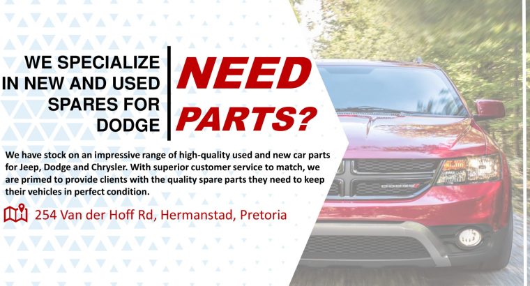 Various Dodge new and used spare parts for sale