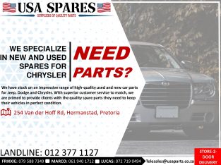 Various Chrysler new and used spare parts for sale
