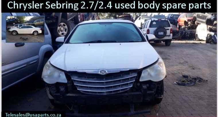 Chrysler Sebring 2.7 sport 2005-13 used body spare parts for sale