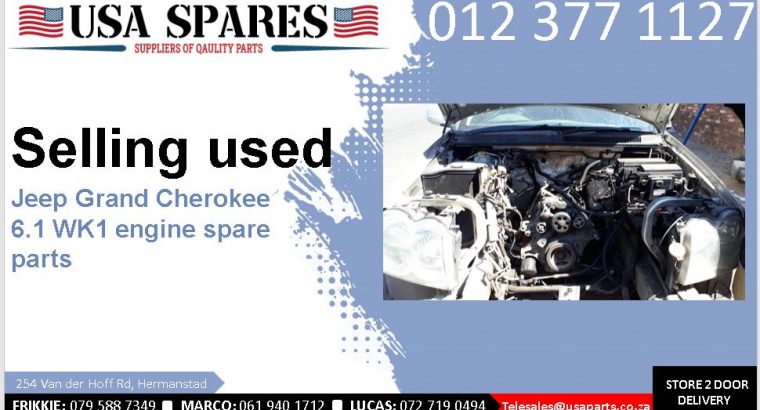 Jeep Grand Cherokee 6.1 WK 2005-10 used engine spare parts