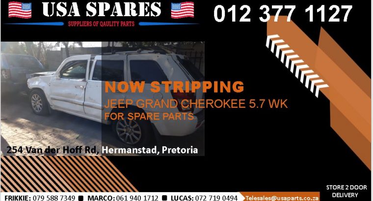 Jeep Grand Cherokee 5.7 WK 2005-10 stripping for used spares