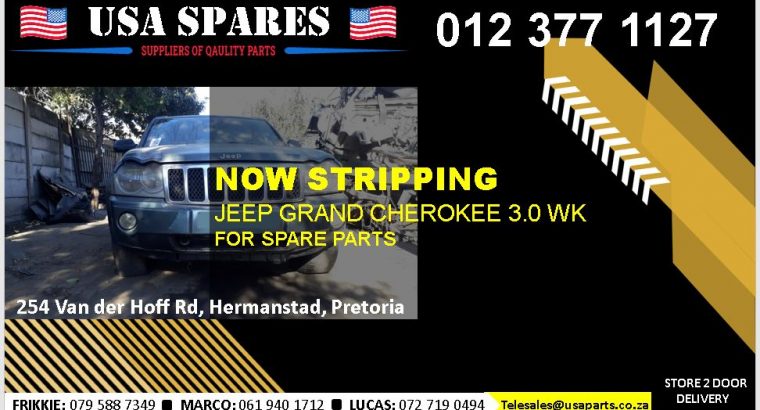 Jeep Grand Cherokee 3.0 WK 2005-10 stripping for used spares