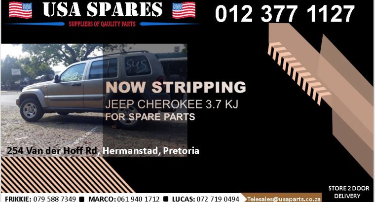 Jeep Cherokee 3.7 KJ 2002-07 stripping for used spares