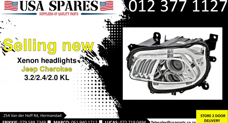 Jeep Cherokee 3.2/2.4/2.0 KL 2013-21 headlights for sale