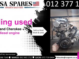 Jeep Grand Cherokee 2.7 WJ diesel 1999-04 used engines for sale