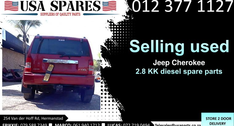 Jeep Cherokee 2.8 KK 2008-13 used spare parts for sale