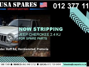 Jeep Cherokee 2.4 KJ 2002-07 stripping for used spares