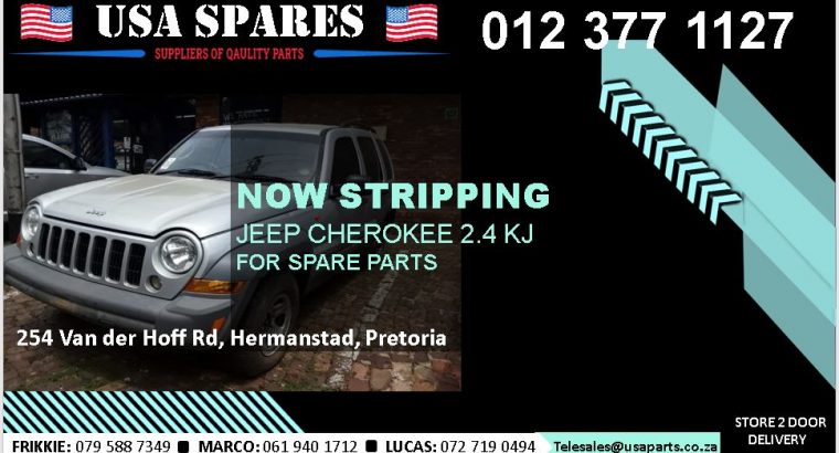 Jeep Cherokee 2.4 KJ 2002-07 stripping for used spares