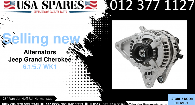 Jeep Grand Cherokee 5.7/6.1 WK 2005-10 alternators for sale